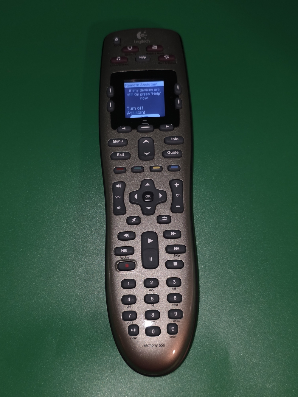 Logitech Harmony 650 Universal Advanced Remote Control